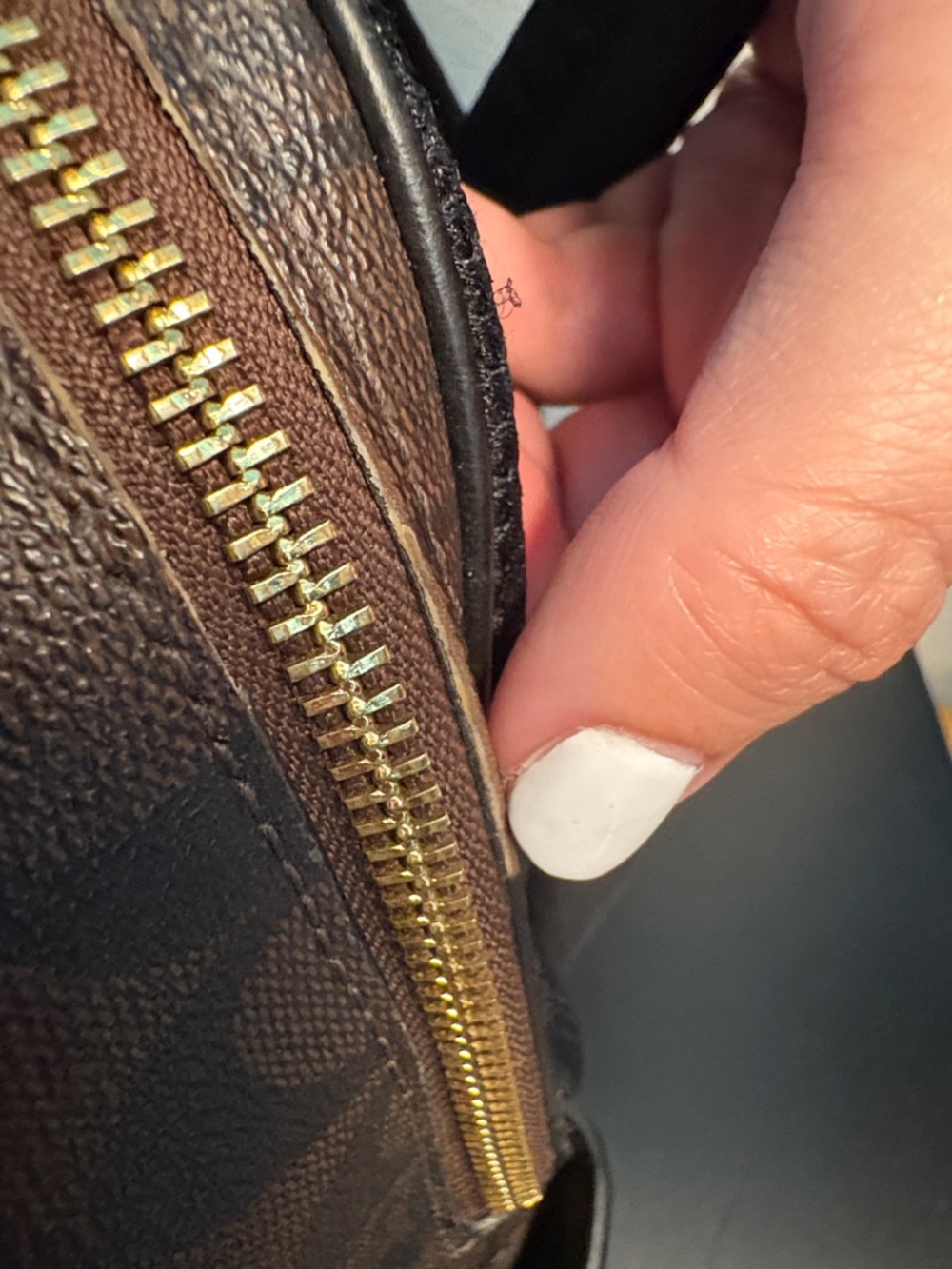 Coach Small Brown Signature Canvas & Leather Backpack with Gold Hardware - Picture 15 of 15